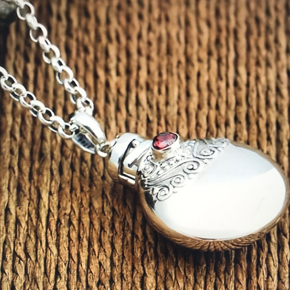 "Elixir" Perfume Bottle Pendant Necklace